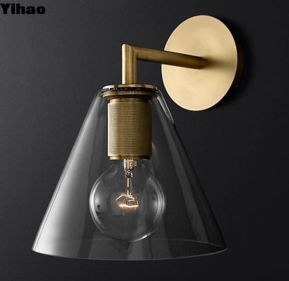 kaufen Lackierte Verbrannte Messing Finish Sconce Wandleuchten Innenraum Moderne Schraube In on-line-Fertigung