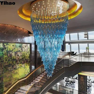 kaufen Dachmontierte Hotel Lobby Kronleuchter für Hotel Drop Pendants on-line-Fertigung