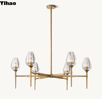kaufen Große moderne Glas-Lichtschandelier on-line-Fertigung