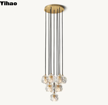 kaufen 60 Watt Foyer-Leuchten Hochdecke Esstisch Kronleuchter Modern on-line-Fertigung