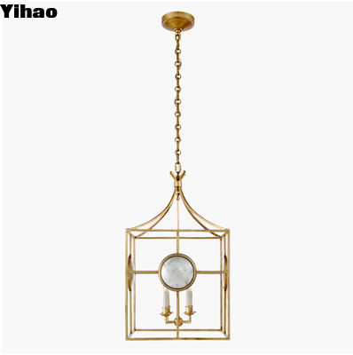 kaufen Deckenhalter Gramercy Mittlere Laterne Vintage Bronze Anhänger Lichter Anpassung Finish on-line-Fertigung