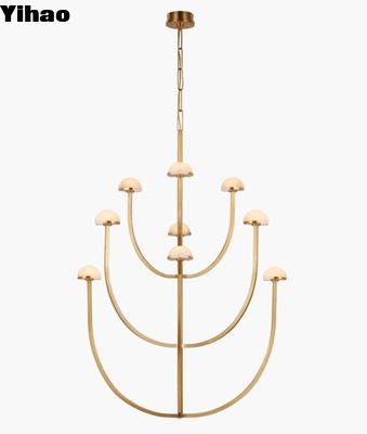 kaufen KW 5622 Pedra X-Large Drei-Schicht-Brass-Kristall-Kronleuchter Bronze / poliertes Nickel / antikes verbrannte Messing on-line-Fertigung