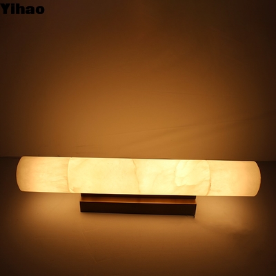 kaufen Modern LED Wall Lamp Alabaster White Round Design for Living Room on-line-Fertigung