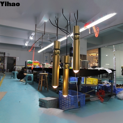 kaufen Brass Frame Industrial Pendant Light with Crystal Shade E12 Base on-line-Fertigung