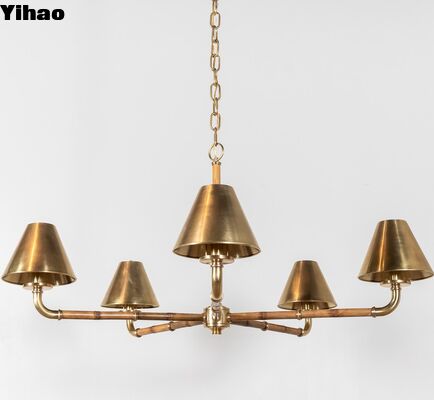 kaufen American Brass Modern Retro Designer Anhängerlicht mit höhenverstellbarer Funksteuerung und 50000 Stunden Lebensdauer on-line-Fertigung