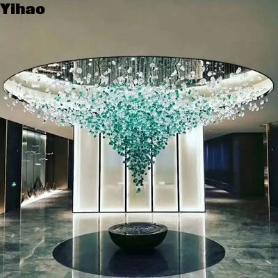 Custom Moderne Hotel Lobby Kronleuchter LED-Beleuchtung Elegantes Design