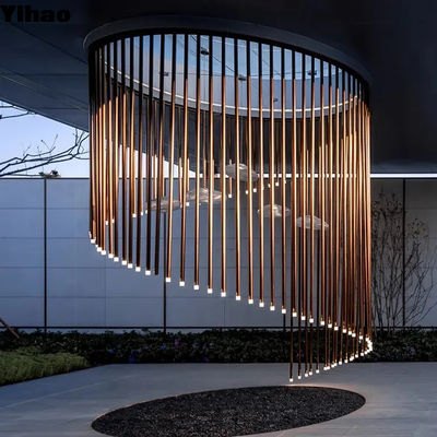 LED-Glühlampe Großes Hochdeck Hotel Lobby Kronleuchter 110 V bis 240 V