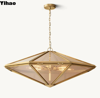 Metallglas Suspendiert Helena Anhänger Lichte Zeitgenössischer Stil