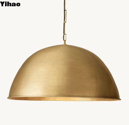 Nickel / Messing / Bronze Große Kuppel Anhänger Licht Einstellhöhe