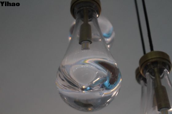 Regen-Runde Kupfer-Kristall-Kronleuchter-Lampe mit verstellbarer Lordschicht D 120cm