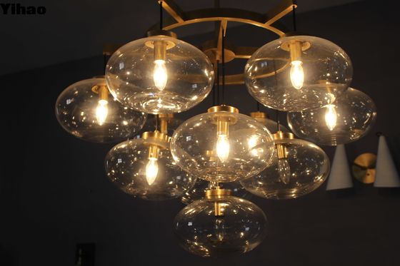 Moderne Kristall-LED-Kronleuchter Villa Kristall-Dekorative Hängeleuchter-Kronleuchter für das Wohnzimmer