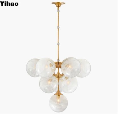 Kristol-Schienen-Kronleuchter ARN 5401 Glas-Hängeleuchten