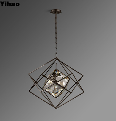 Moderner nordischer Messing-Kronleuchter mit warmweißem Licht 3000K CCT