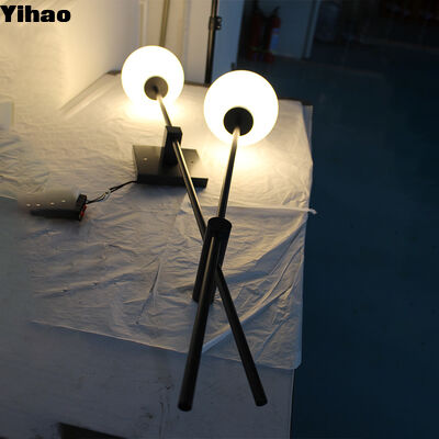 Yihao LED Kristallwandlampe mit warmem Weiß 3500K Dimmbarlicht für Wohnzimmer und Schlafzimmer