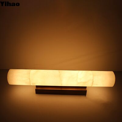 Yihao Moderne Alabaster Wandlampe 3500K Warm weiß LED Wandlicht für Wohnzimmer Schlafzimmer Studie