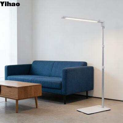 Moderne, minimalistische, höhenverstellbare Aluminiumlegierte Bodenlampe für Wohn- und Schlafzimmer